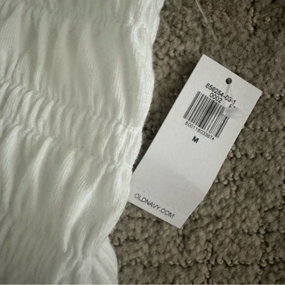 White Ruffled Women's Top - Picture 4 of 4